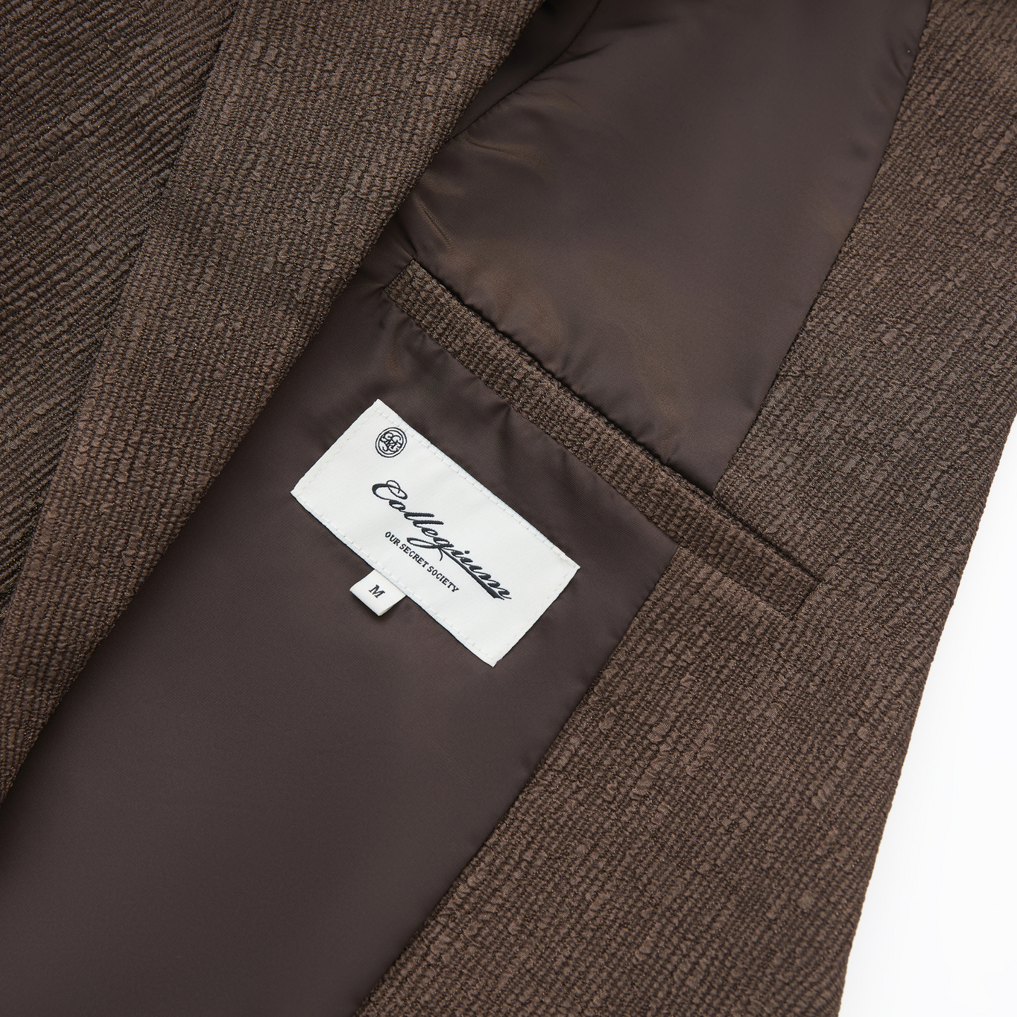 CGM Textured Suit  - Brown
