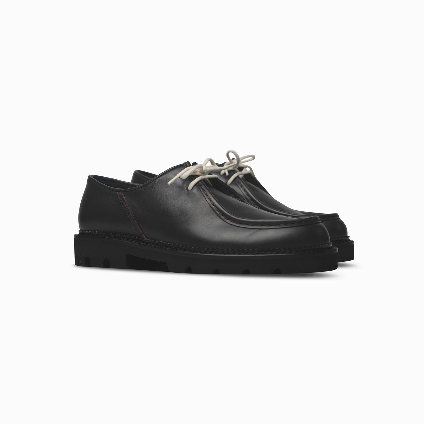Women's Moc-Toe Derby - Marrone