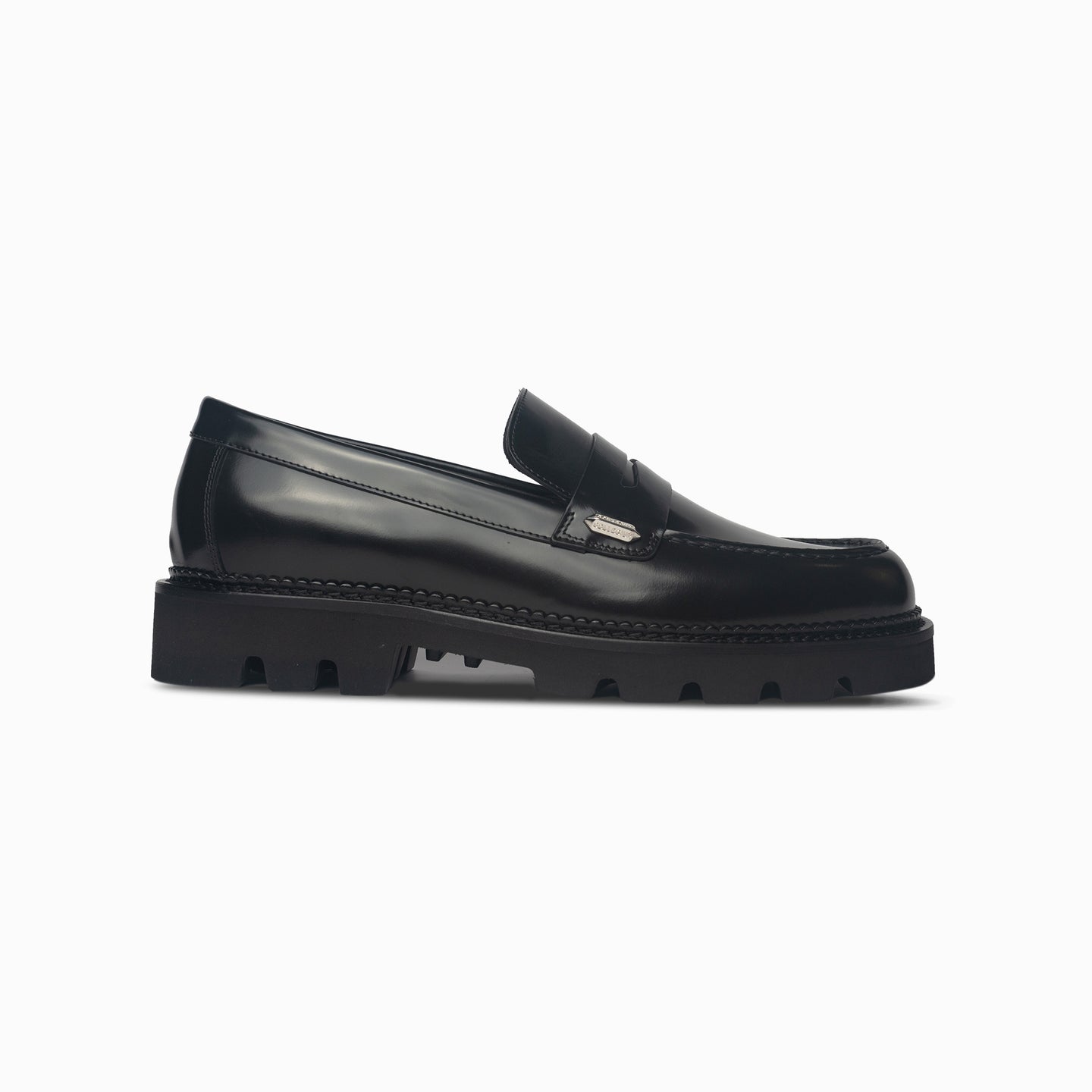 Women's Lug Penny - Nero Patent