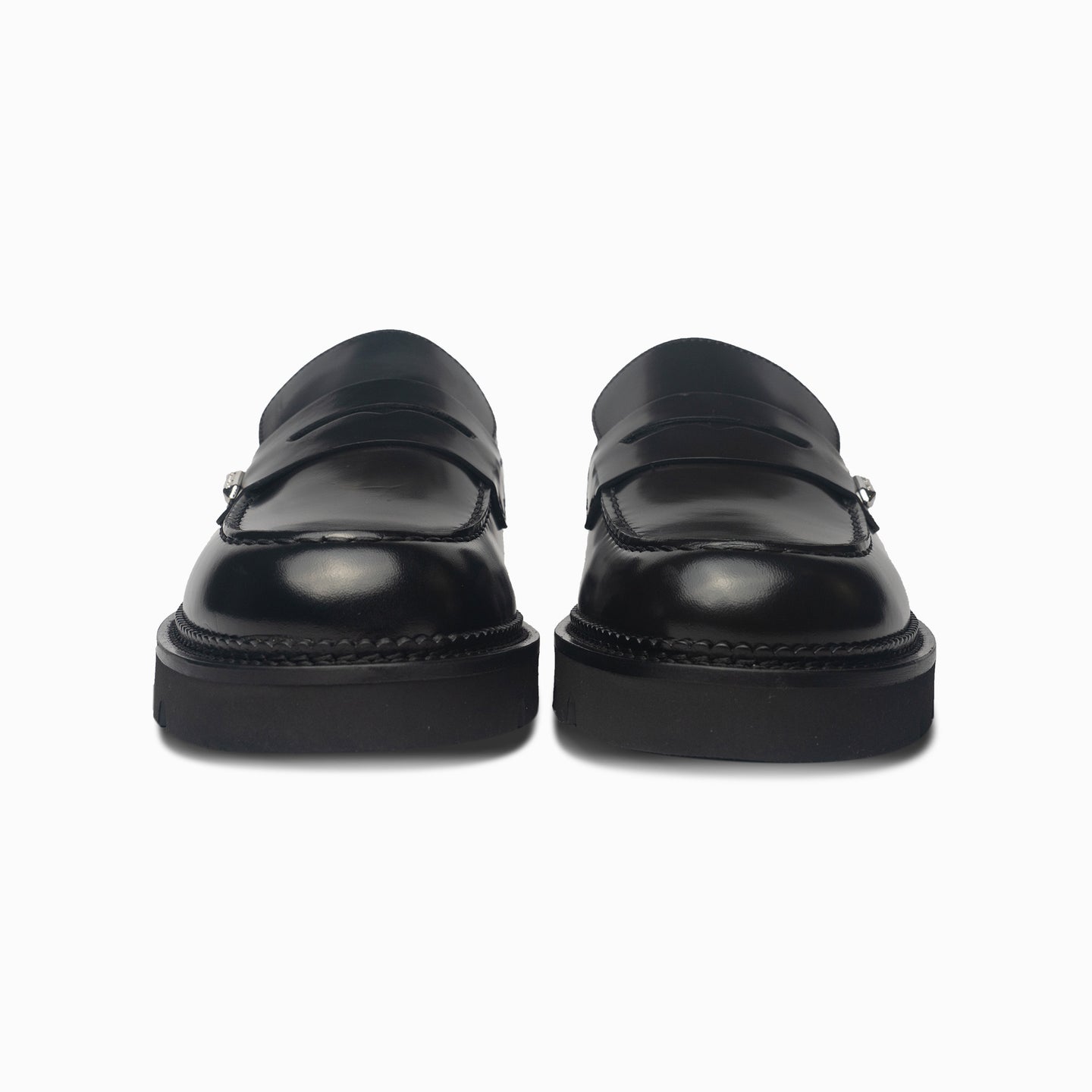 Women's Lug Penny - Nero Patent