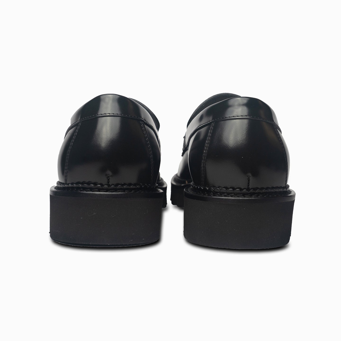 Women's Lug Penny - Nero Patent
