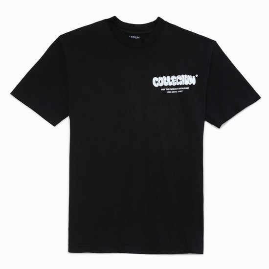 Costa Mesa Pop up T-shirt- Black/White