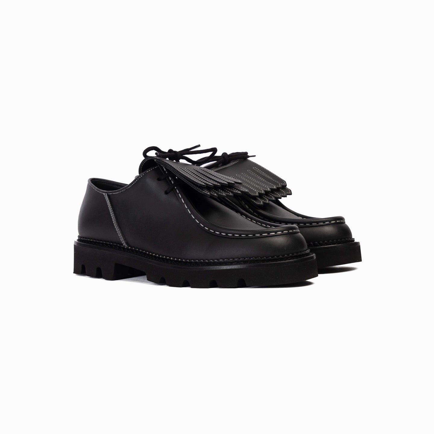 Moc-Toe Derby Kiltie - Nero