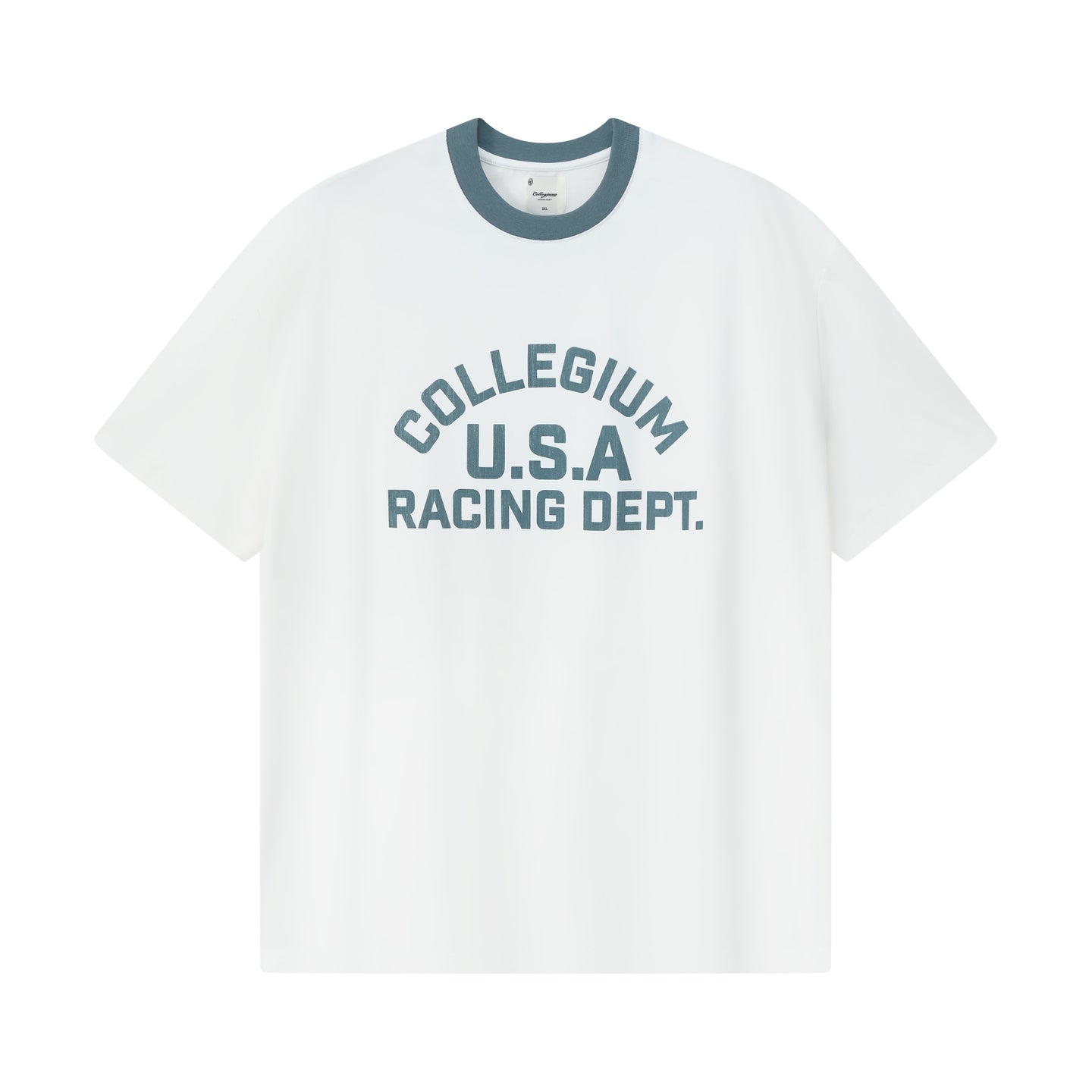 CGM Ringer Tee - White/Navy