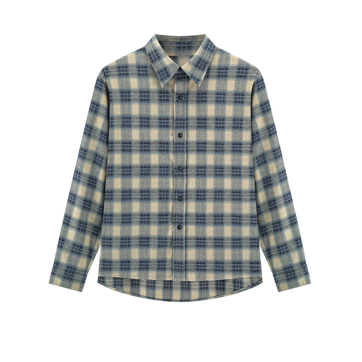 CGM Flannel - Grey/Blue