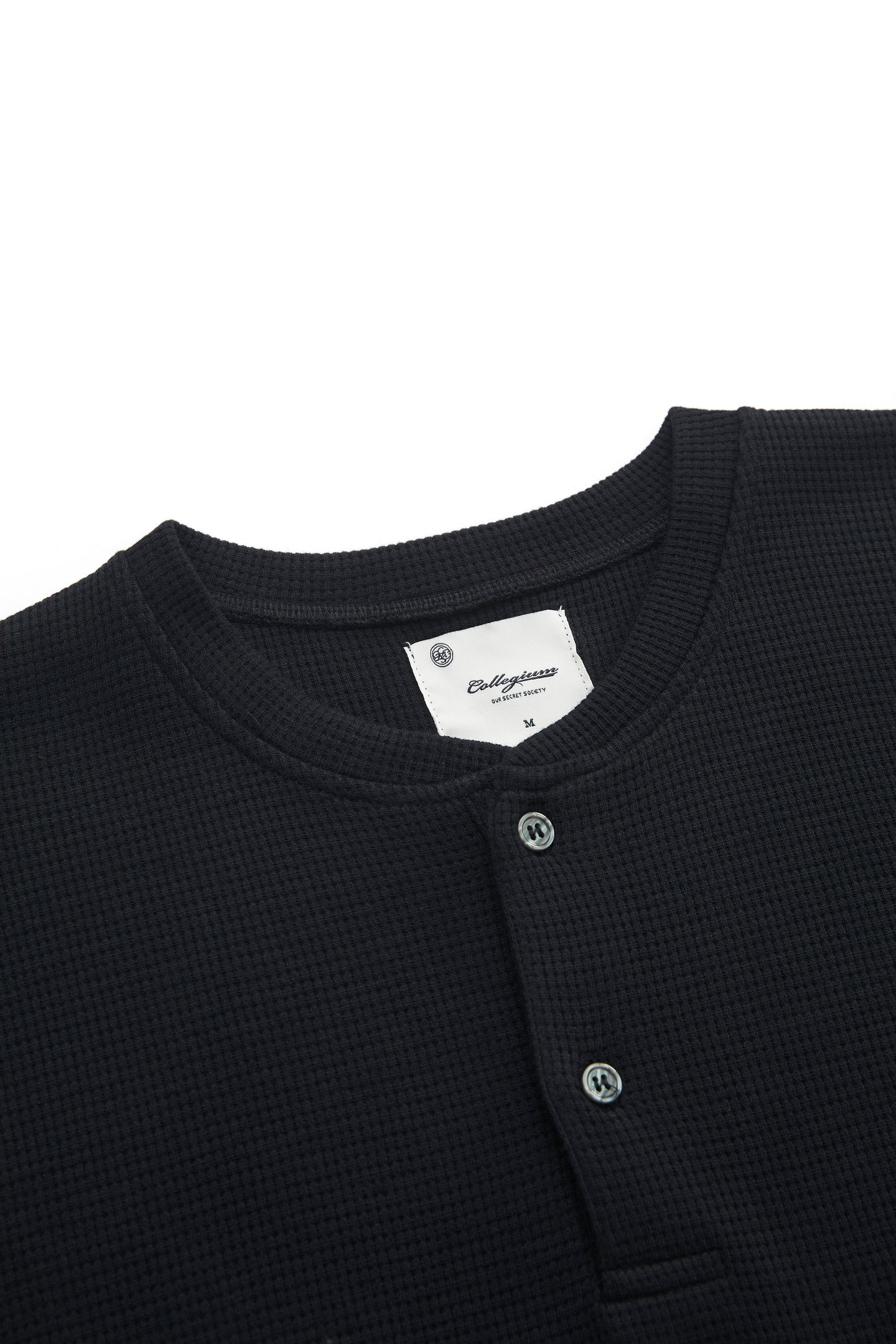CGM Crest Henley - Black