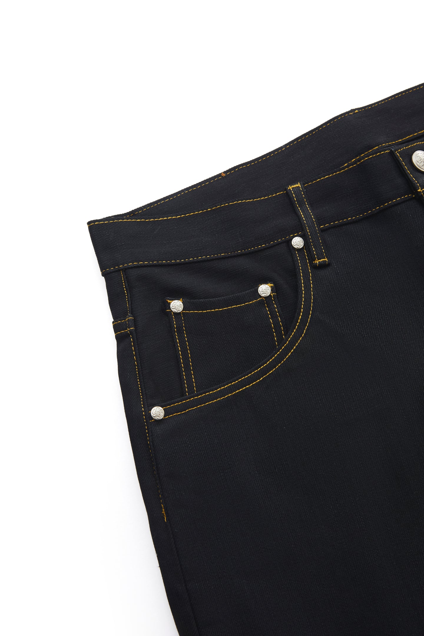 CGM Black Japan Pink-Edge Denim