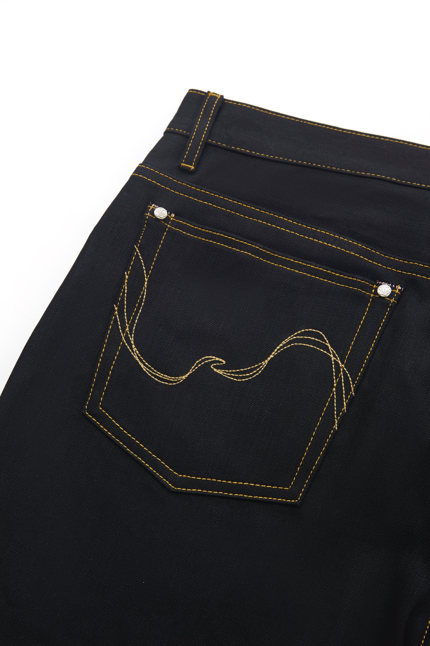 CGM Black Japan Pink-Edge Denim