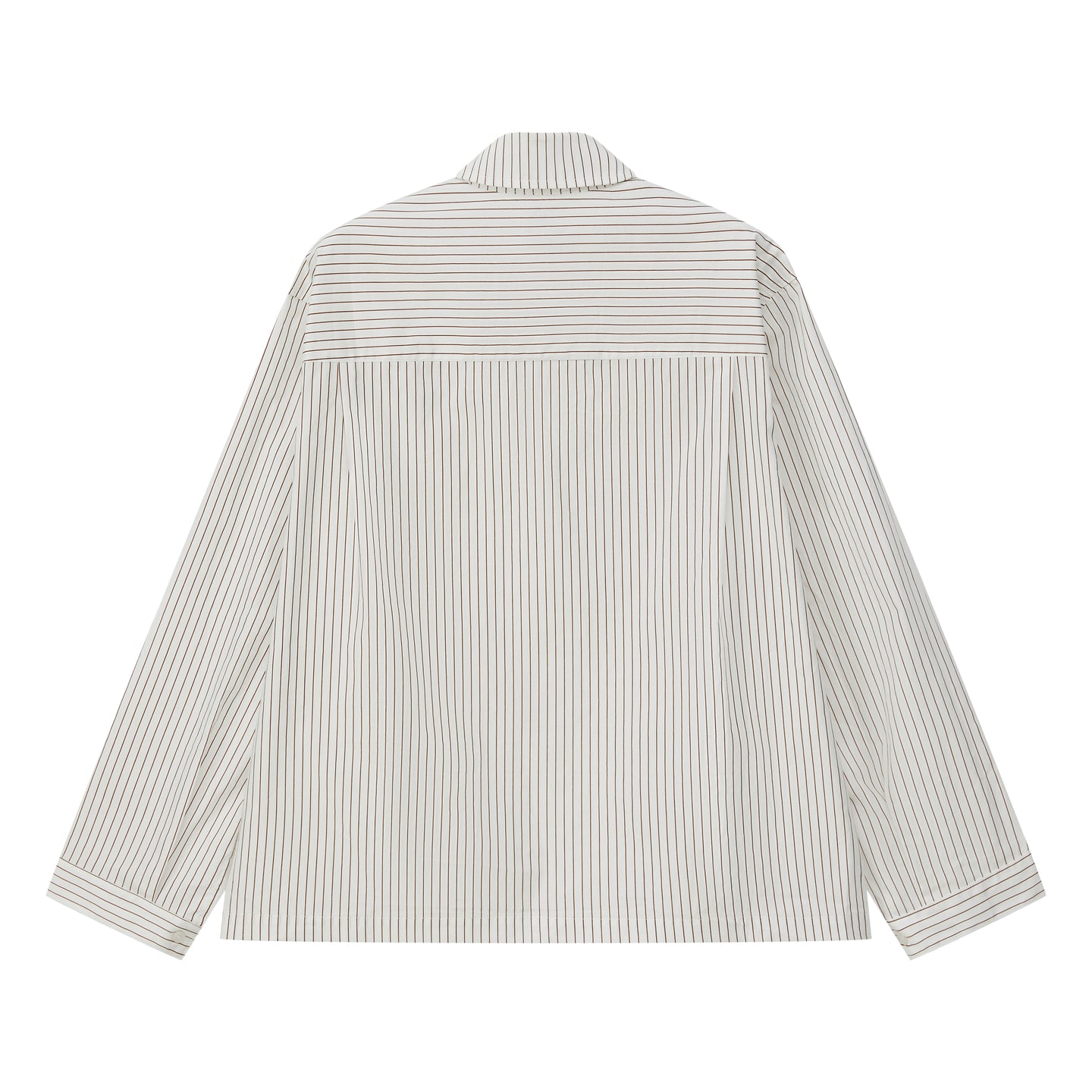 Button Down Shirt - Brown Stripe
