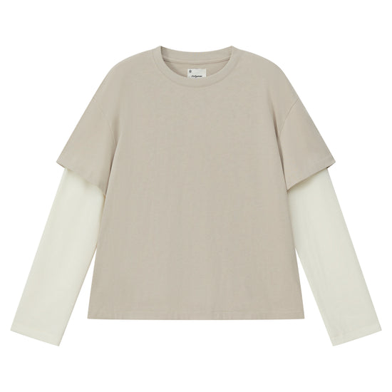 CGM Two Layer Long Sleeve - Taupe