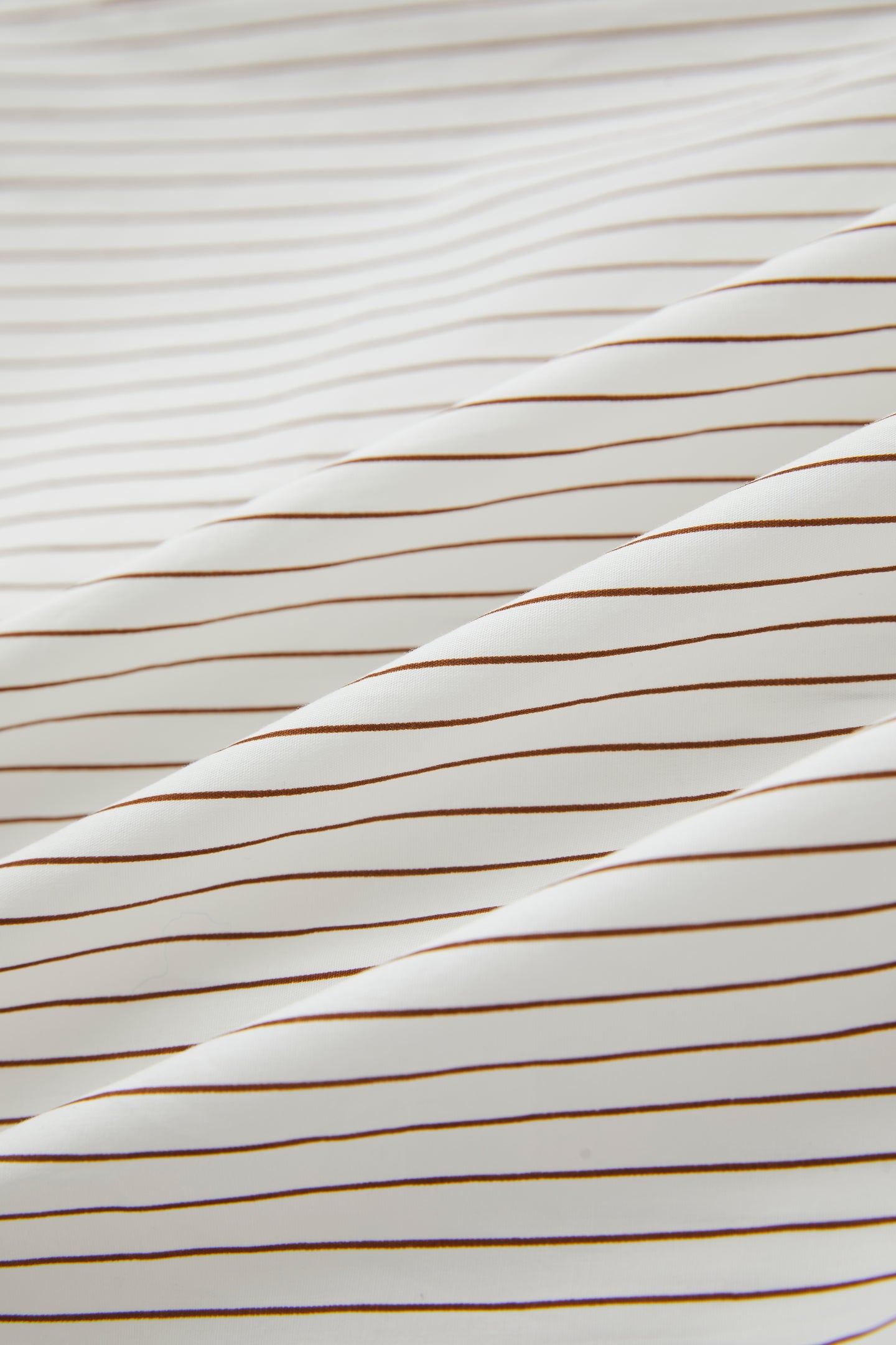 Button Down Shirt - Brown Stripe
