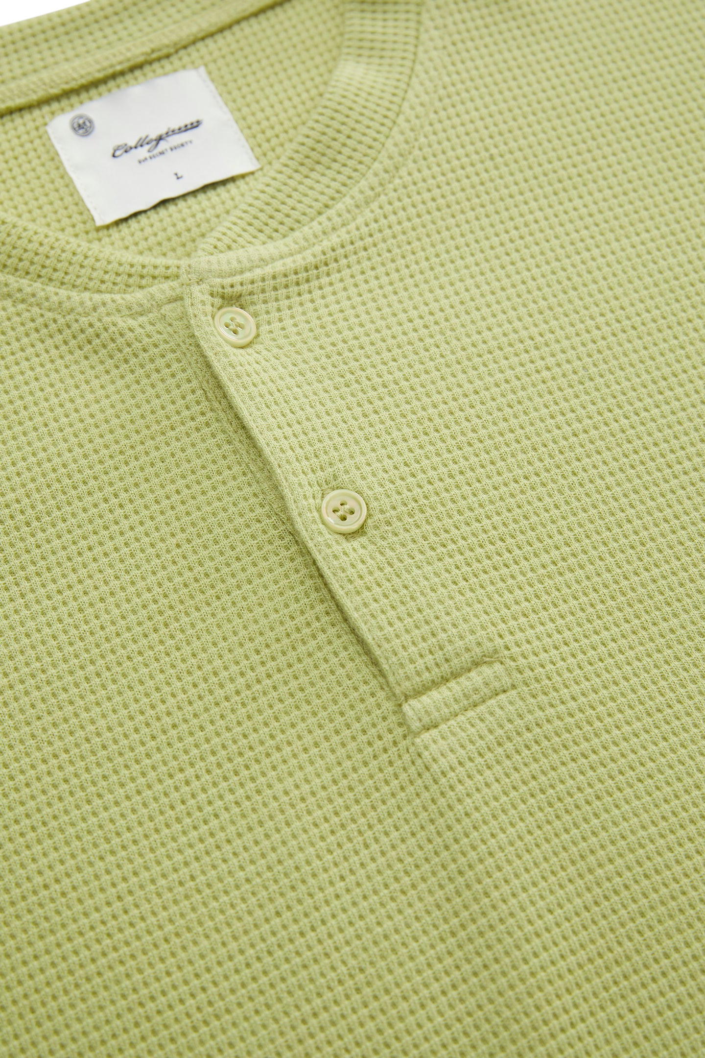CGM Crest Henley - Lime Green