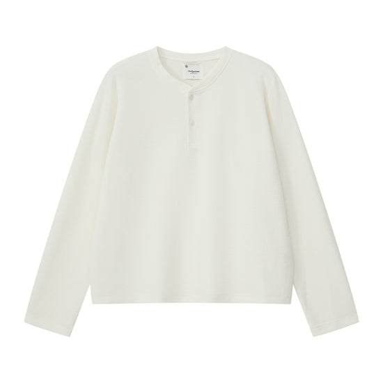 CGM Crest Henley - Cream