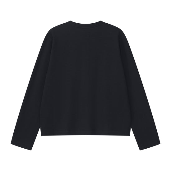 CGM Crest Henley - Black