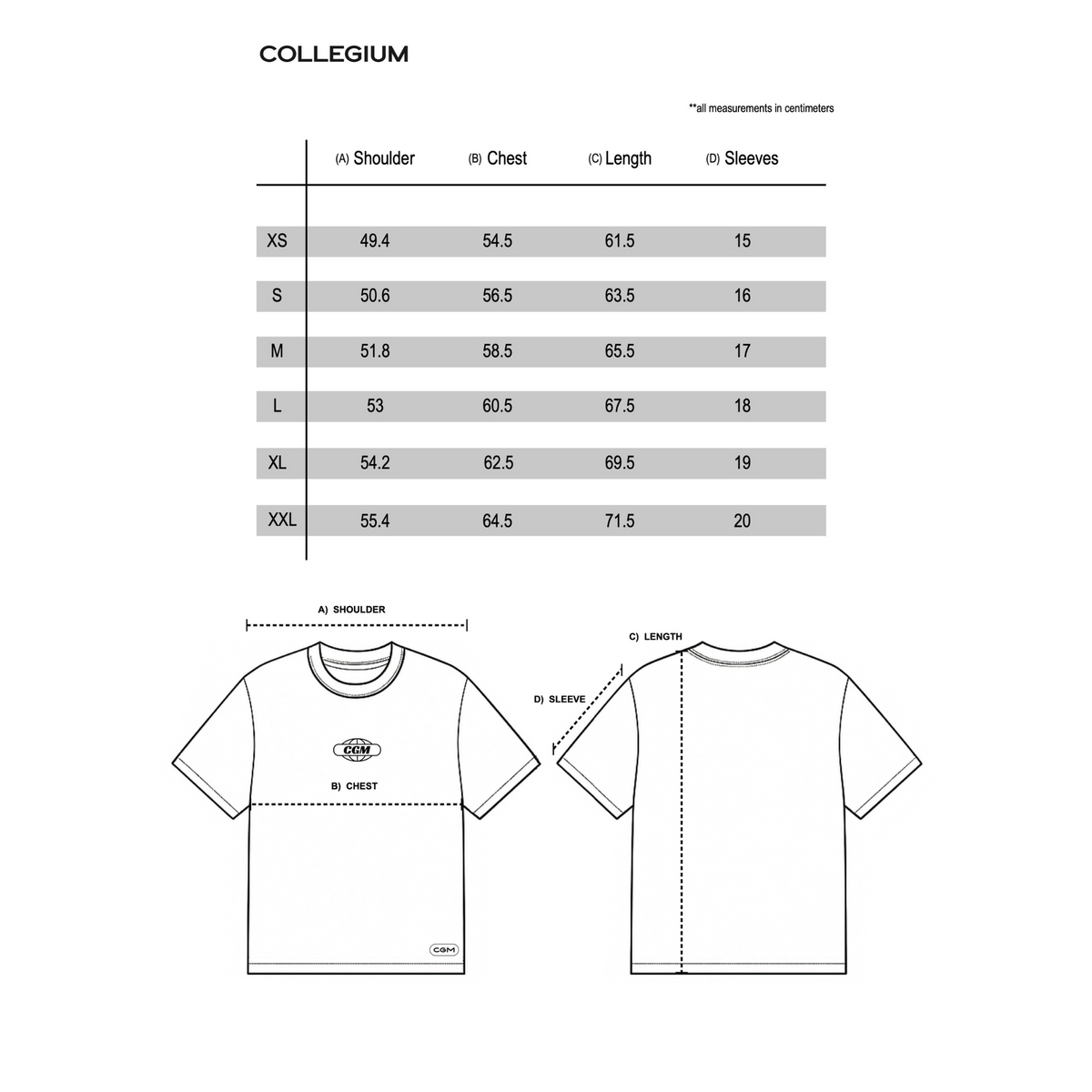 CGM Globe T-Shirt - Black – Collegium CGM Globe T-Shirt - Black – Collegium