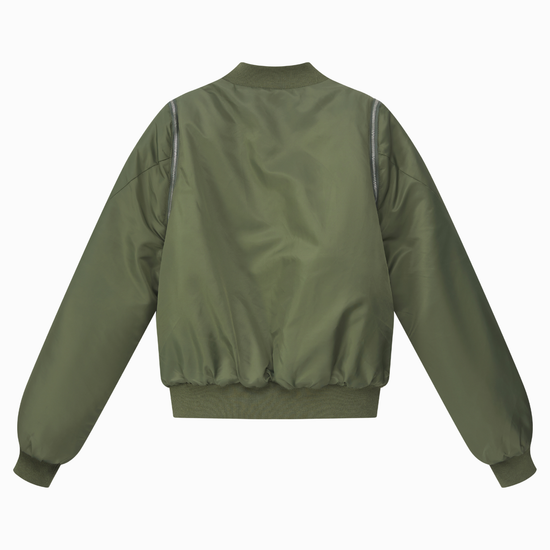 2-Way Bomber Jacket - Olive
