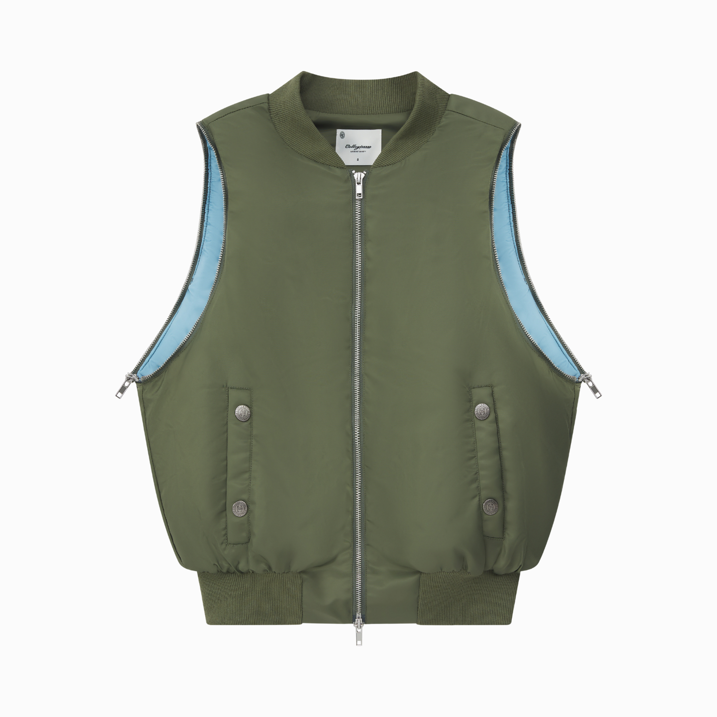 2-Way Bomber Jacket - Olive