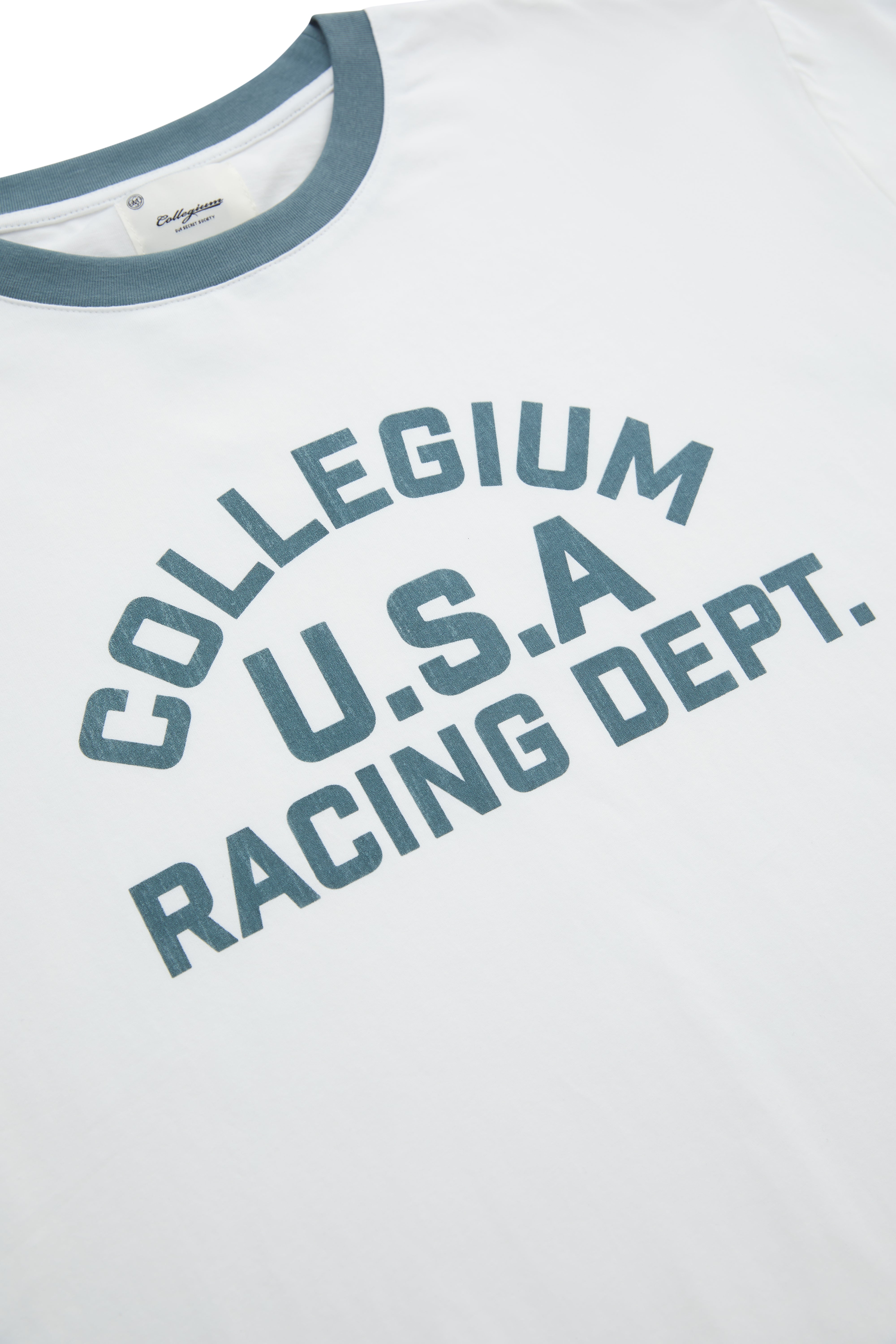 CGM Ringer Tee - White/Navy – Collegium