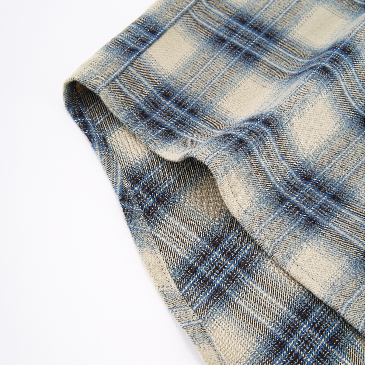 CGM Flannel - Grey/Blue