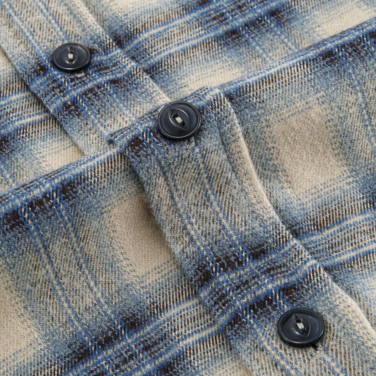 CGM Flannel - Grey/Blue