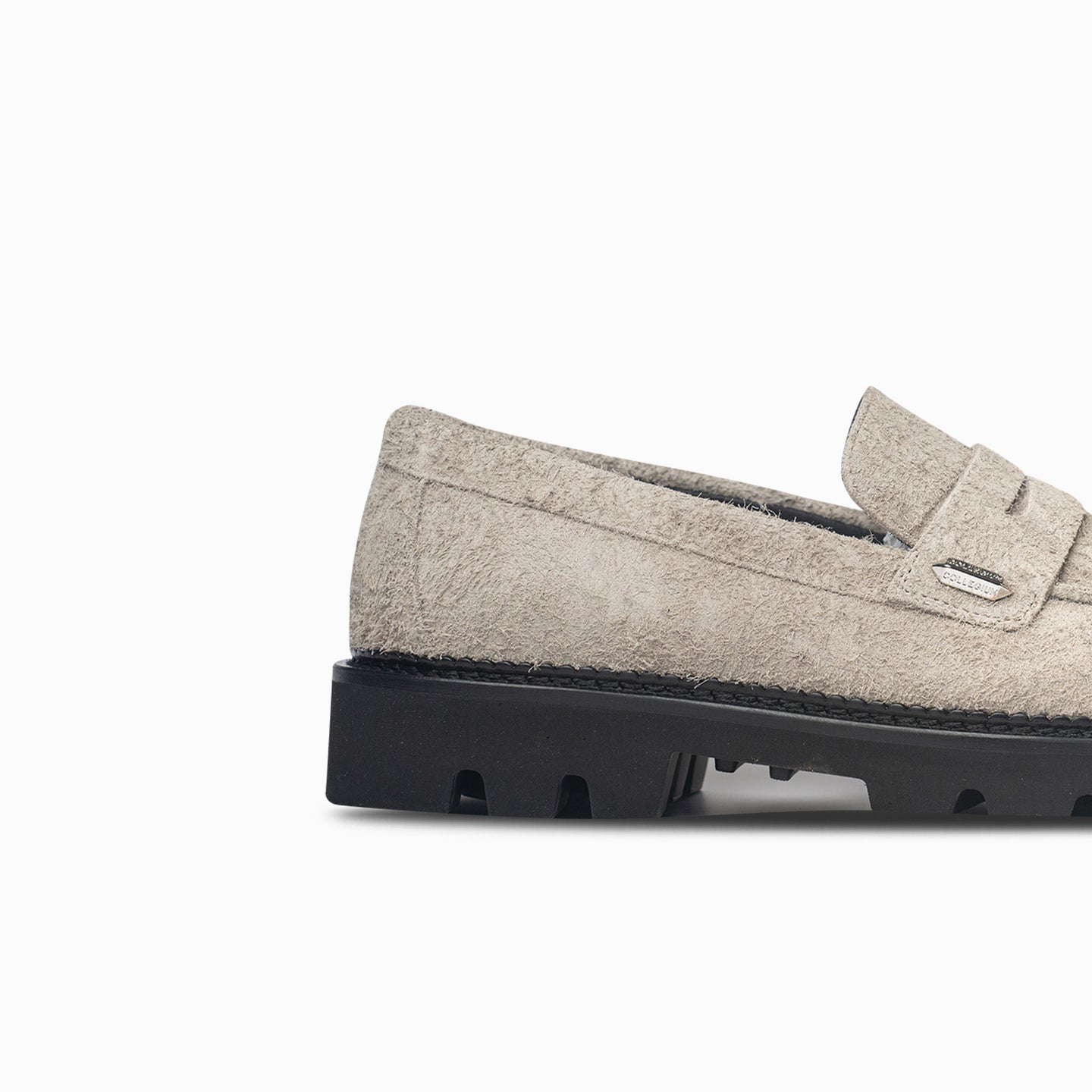 Lug Penny - Stone Suede