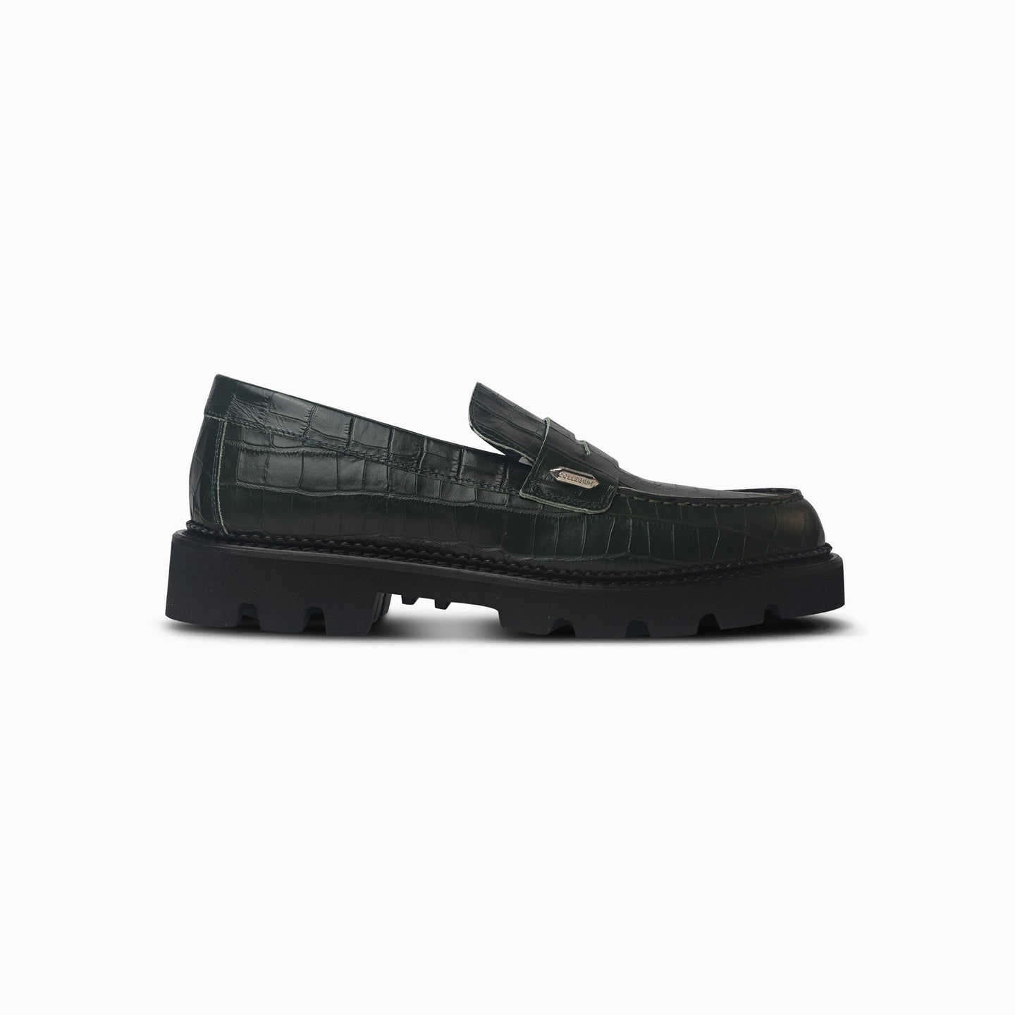 Lug Penny - Emerald Croc