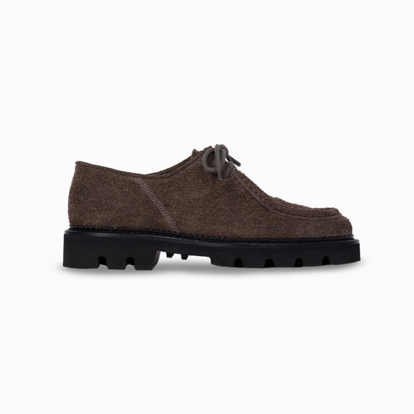 Collegium Pillar Moc-toe Derby in Mocha Suede display picture 2