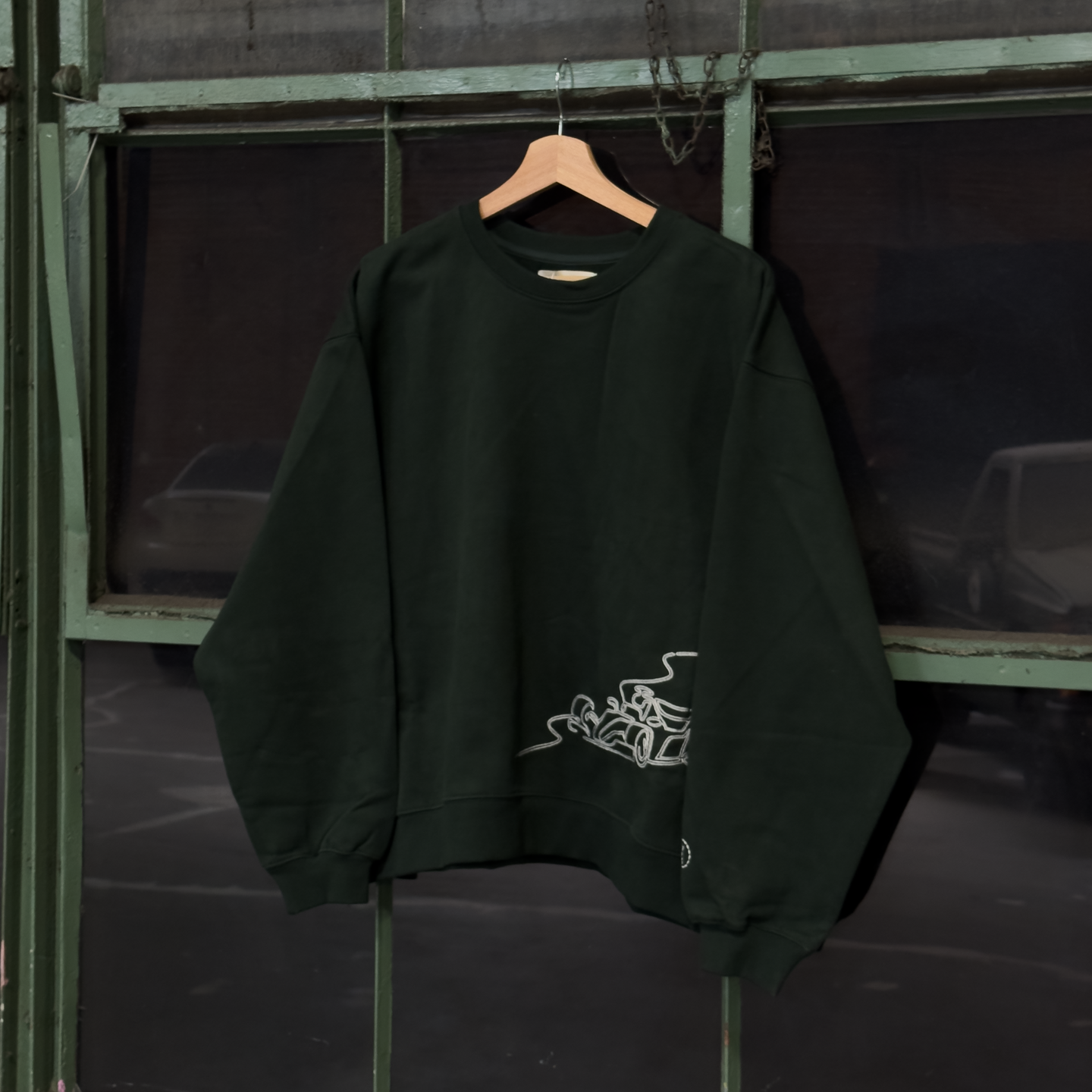 Racing Crewneck - Forest