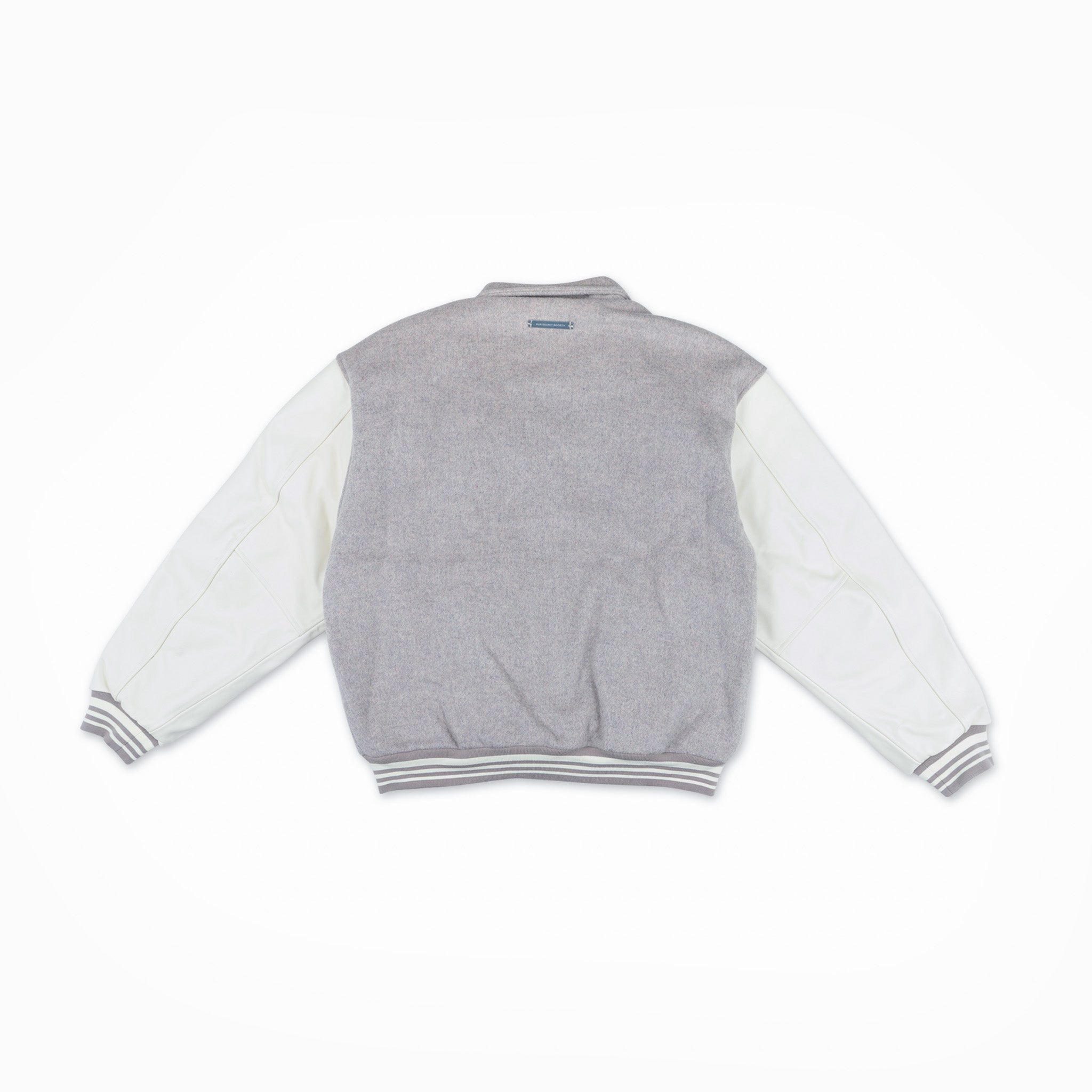 Varsity Jacket - Pale Grey – Collegium